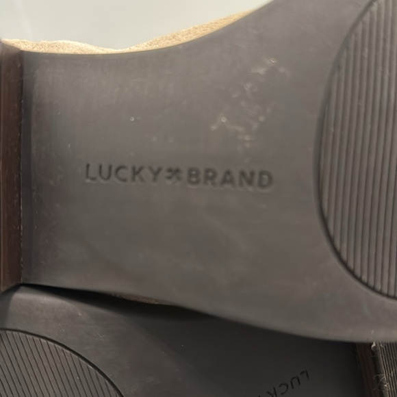 Lucky Brand Calypso Tall Suede Tan Boots, 8 - Picture 8 of 16